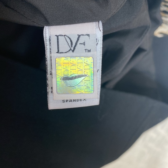 Diane Von Furstenburg Sleeveless Dress Leopard Print & Black Size: 12 Lined - Picture 5 of 6